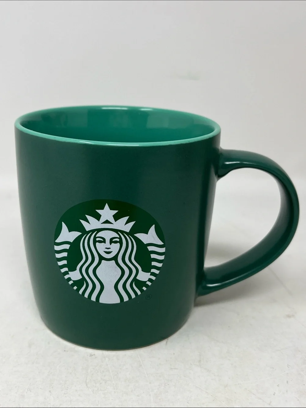 STARBUCKS MUGS BUNDLE OF 3 - 11oz RED GREEN WHITE LIKE NEW